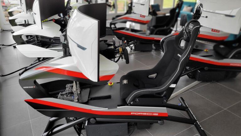 Rennsimulator Porsche